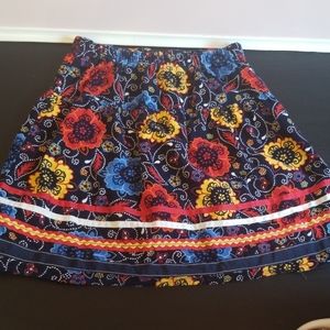HANNA ANDERSSON navy corduroy skirt